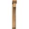 Ekena Millwork Imperial Slat Rough Sawn Bracket w/ Offset Brace, Western Red Cedar, 6"W x 32"D x 44"H BKT0604X32X44IMP06RWR - alternate 4